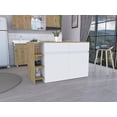 thumbnail image 2 of Barra de Cocina Polux Blanco Y Beige Virtual Muebles, 2 of 8