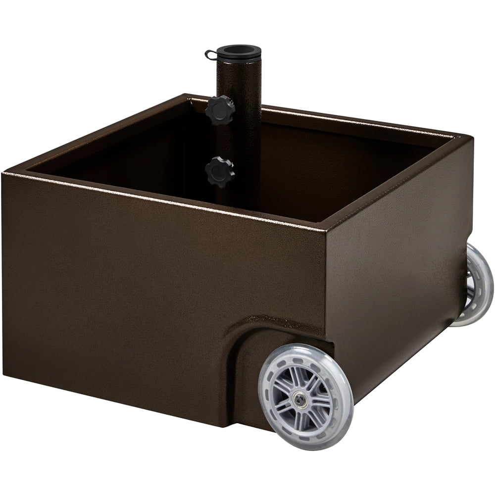 Yaheetech Portable Metal Umbrella Base Stand with Fillable Planter