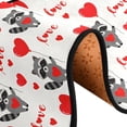 thumbnail image 5 of Dailycode Hallway Runner Rug 2x6 Non Slip Absorbent Soft Floor Mat for Home Kitchen Bedroom Entrance Raccoon and Love Heart, 5 of 7