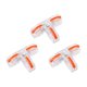 thumbnail image 5 of 3x conectores de cable conectores de empalme eléctrico empuje en conexión rápida duradera naranja claro Sharpla conectores de alambre, 5 of 7
