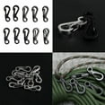 thumbnail image 2 of 10 Pcs/ensemble Mousqueton Mini Boucle de Clé en Acier Inoxydable Clip à Ressort, 2 of 7