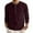 HA01-Deep Red, variant on ADSSDQ Long Sleeve Henley Shirts for Men Casual Waffle Knitted Fashion Pullover 4-Button T-Shirt Crewneck Sweatshirt Dark Gray XL