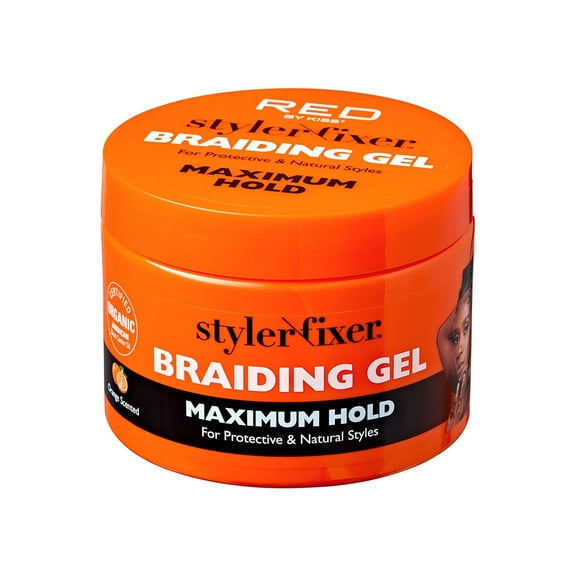 Red By Kiss Styler Fixer Braiding Gel, Maximum Hold, 6 oz