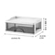 thumbnail image 2 of Gabinete de almacenamiento de escritorio transparente | Organizador de cajones multicapa para cosméticos y papelería | Caja de almacenamiento de plástico con asas redondeadas, 2 of 4