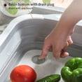 thumbnail image 5 of Tabla De Cortar Multifunción, Cesta De Drenaje Plegable, Lavabo De Verduras Plegable, Organizador De Cocina Portátil Cateissary HA021654-00, 5 of 5