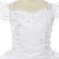thumbnail image 3 of Rain Kids Girls 7 White Virgin Mary Organza First Communion Dress, 3 of 3