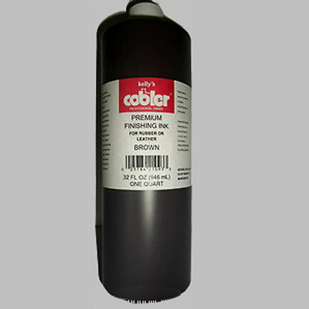FIEBINGS KELLY ACRYLIC FINISHING INK BROWN FOR RUBBER SOLES