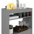 thumbnail image 5 of Boahaus Ashbourne Bar Cabinet with Drawer, Shelves & Wine Rack, Space-Saving Design, 5 of 10