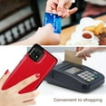thumbnail image 5 of for Samsung Galaxy A22 5G (Not 4G) Wallet Case with Card Holder,PU Leather Kickstand Card Slots Case Double Magnetic Clasp Durable Shockproof Cover for Samsung Galaxy A22 5G Gules-SK, 5 of 9