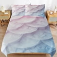 thumbnail image 6 of Mermaid Fish Scales Duvet Cover Set Pattern Soft Bedding Set Comforter Cover Set(1 Duvet Cover + 2 Pillowcases), 6 of 6