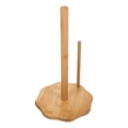 thumbnail image 2 of Portarrollos de papel de madera para cocina, organizador de rollos de toallas de madera para encimera, armario, comedor, 2 of 7