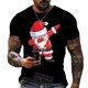 thumbnail image 2 of Camiseta con estampado de Papá Noel para hombre, ropa de fiesta de año nuevo y Navidad, camisetas de manga corta con cuello redondo, camisetas de gran tamaño a la moda, 2 of 2