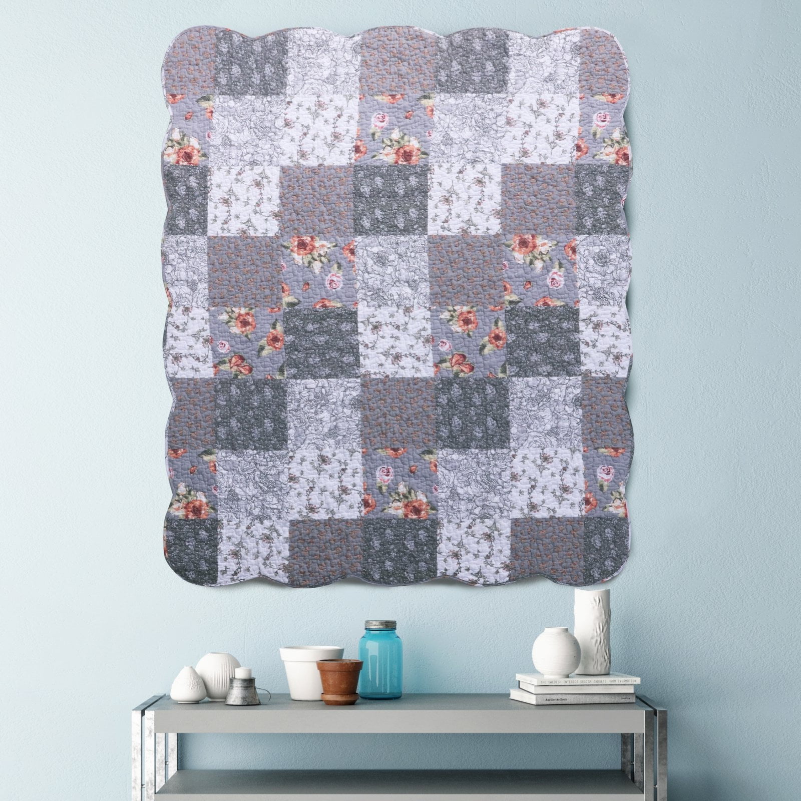 Giulia Quilted Throw Blanket by Barefoot Bungalow