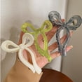 thumbnail image 3 of 6 PCS Bow Hair Clips Bow Claw Clip for Women Nonslip Large Hair Claw Clips for Thin and Thick Hair Strong Hold Hair Bows, 3 of 10