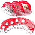 thumbnail image 1 of Bolsas de golosinas navideñas para fiestas 50 piezas de bolsas de dulces para niños, bolsas de regalo de plástico con cremallera para galletas de caramelo, mini regalo de Navidad, Goodie Ba Feliz Sencillez, 1 of 5
