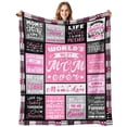 thumbnail image 1 of Blanket PVDSAVE Best Mom Ever, forro polar de franela, 60 x 80 cm, 1 of 7