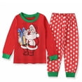 thumbnail image 1 of Conjunto de pijamas de Navidad para niños y niñas, ropa de dormir de Papá Noel para bebés, ropa de dormir de Navidad, regalo de Año Nuevo, ropa para el hogar, 1 of 4
