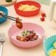 thumbnail image 2 of 1Pcs Air Fryer Liners Reusable Non-Stick Silicone Air Fryer Pot 7.5 inch Heat Resistant Round Silicone Baking Pan Air Fryer Basket, 2 of 3