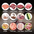 thumbnail image 2 of Nvzi Martillo ablandador de carne para chef, mazo para ablandar carne, carne de res y aves. Mazo sólido para carne con mango antideslizante, apto para lavavajillas, de doble cara, 2 of 4