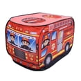 thumbnail image 2 of Tienda de campaña plegable para niños perfecl Camión de bomberos interior exterior, 2 of 8