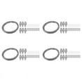 thumbnail image 1 of 4 Pcs 10M Câble en Acier Inoxydable Câble en Acier Revêtu de PVC Corde de Rideau Réglable Suspension de Lampe Fil d'Image, 1 of 8