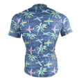 thumbnail image 4 of joogoo Airplanes Palm Trees Pattern Men's Cycling Jerseys Mountain Bike Short Sleeve Tops 3XL, 4 of 7