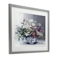 thumbnail image 4 of Painterly Elegant Blooms Vase Gray Framed Print Under Glass, design by Lettered and Lined, 4 of 10