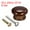 Dark Brown, variant on Round Wood Knobs, 33x23mm Pull Handles for Drawer with Screws Red Brown 8 Pack