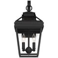 thumbnail image 6 of John Timberland Stratton Street Rustic Outdoor Wall Light Fixture Texturized Black 16 1/2" Clear Glass for Post Exterior Barn Deck House Porch Yard, 6 of 9