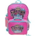 thumbnail image 2 of L.O.L. Surprise! Bff VIbes Insulated Lunch School Bag, Turquoise Rainbow Blue, 4 Piece, 2 of 5