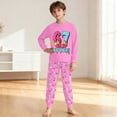 thumbnail image 2 of CAIXIA 2 Piece Pajamas Sleepwear Pjs,67 Pajamas Children's Long Sleeve Boys Cartoon Personality Print Casual Loose Pajamas, 2 of 4