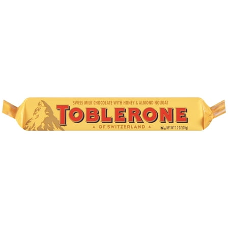Toblerone Swiss Milk Chocolate Bar, 1.23oz