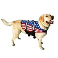 thumbnail image 1 of Pawz Pet Products Nylon Dog Life Jacket Small Flag, 1 of 3