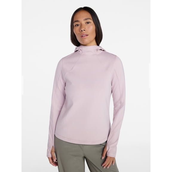 Ozark Trail Women's and Women's Plus Base Layer Hoodie, Sizes XS-2X