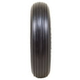 thumbnail image 2 of Marathon Tire 4.80/4.00-8, 3" Centered Hub Flat Free Ribbed Replacement Tire, 2 of 5