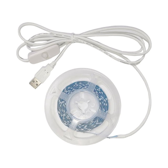 sweethay Tira de luces LED para baño, espejo de tocador autoadhesivo estético, lámpara de tocador, maquillaje, belleza, hogar, 3 metros Type2 NO2