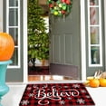 thumbnail image 3 of Ultra Soft Non Slip Bath Rug,Christmas Doormat Rugs Outdoor/Indoor Red Winter Holidays Non-Slip Entrance Welcome Matt for Front Door/Bathroom/Kitchen/Bedroom/Patio/Entryway Floor Mats, 3 of 6