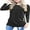 Black, variant on Women's Casual Long Sleeve Tunic Tops Fall T-shirt Blouses