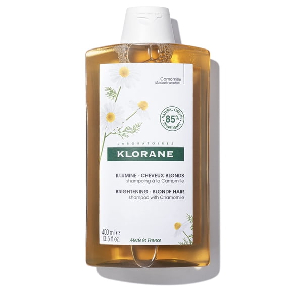 Klorane – Brightening Shampoo with Chamomile – Enhances Highlights & Brightens Blonde Hair – Hydrogen Peroxide, Ammonia, Silicone, Paraben & Sulfate Free &nda