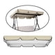 thumbnail image 5 of Cubierta Protectora para Columpio para Patio, Toldo para Columpio de Jardín Impermeable, Liviano Y Duradero para 3 Se la la adaptaciónción a L Beige 164x114x15cm, 5 of 8