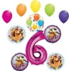 Spirit Party Supplies 6th Birthday Riding Free 11 pc Balloon Bouquet Decorations