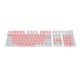 thumbnail image 4 of Juego de teclas de teclado de 108 piezas Accesorio Reemplazo directo Juego de teclas de teclado mecánico de fácil instalación para teclados mecánicos Blanco Rosa Baoblaze Teclas, 4 of 8