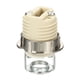 thumbnail image 4 of Kit de base de socket de luz G9 de Uxcell, 2 juegos de base de lámpara de cerámica con herramienta de extracción de anillo de socket, blanca, 4 of 6