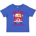 thumbnail image 3 of Inktastic Fire Truck 4th Birthday Boy Boys Toddler T-Shirt, 3 of 5