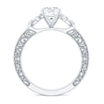 thumbnail image 2 of Vintage Style 1 Ct Diamond Engagement Ring - EF-VS Grade Lab Diamond Oval Ring, 10K White Gold, US 11.50, 2 of 8