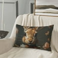 thumbnail image 6 of Fotbe Palatial Style Flower Rabbit Pillow Cases - Envelope Closure - Luxury, Extra Soft, Cooling Pillow Covers - Wrinkle, Fade, Stain Resistant-14"x20", 6 of 8