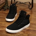 thumbnail image 3 of Oyedens Mens High Top Fashion Sneakers Tennis Shoes Casual Canvas Shoes Walking Ankle Boots for Men, 3 of 6
