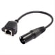 thumbnail image 3 of 1 Par de Adaptador Hembra XLR de 3 Pines una RJ45 Cable de ExtensióN de Conector RJ45 una XLR para la Serie de Controladores -CON, 3 of 5