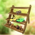 thumbnail image 4 of Estante de Madera CUTICAT para Perfume Cosméticos Juguetes Muñecas Figura Modelo Coche Escritorio Decoración del Hogar Escalera Soporte de Exhibición 4 Capas, 4 of 7