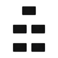 thumbnail image 2 of Maytalsory Quick-drying Bathroom Rugs Exquisite Crafted For Easy Cleaning Toilet Rugs Bath Mat Carpets Black 5PCS, 2 of 6
